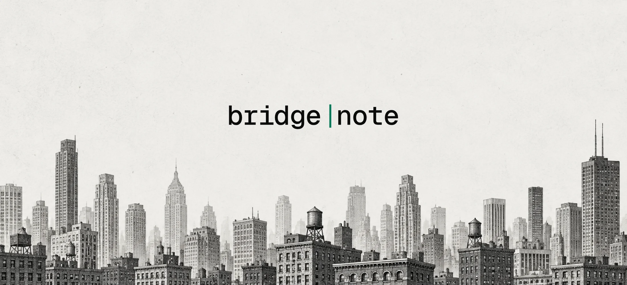 Bridge Note cover
